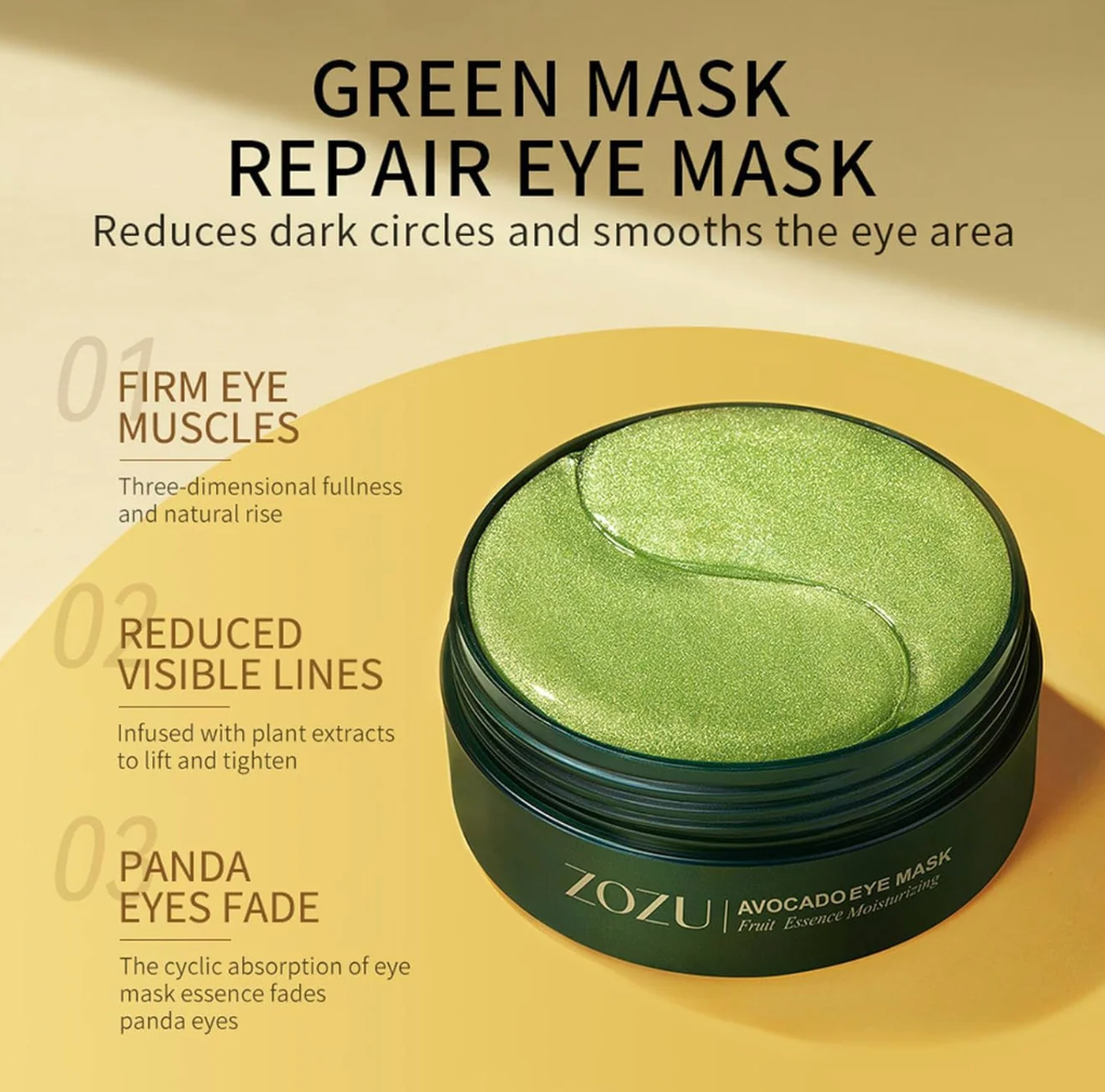 Eye Patches με Avocado, Centella & Νιασιναμίδη