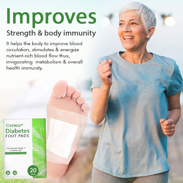 🌟 Επίσημο Κατάστημα | Cvreoz® Επιθέματα Ποδιών για τον Διαβήτη 🌿 Πάρε τον έλεγχο του διαβήτη σου με φυσικό τρόπο! 🔥Πάνω από 50.000 τεμάχια πουλήθηκαν