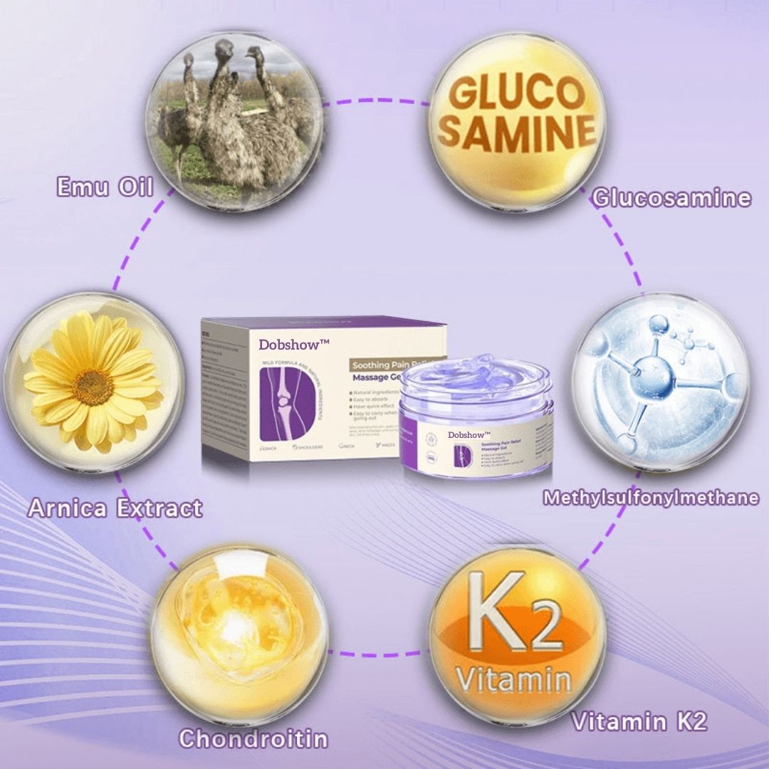 Τζελ Ανακούφισης Πόνου για Αρθρίτιδα με Κουρκουμά & Έλαιο Εμού