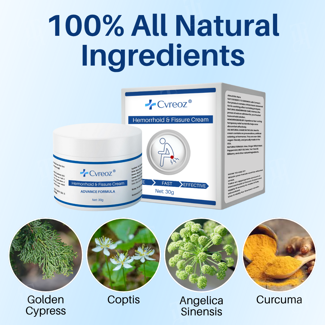 Ανακουφιστική Κρέμα για Αιμορροΐδες & Ραγάδες