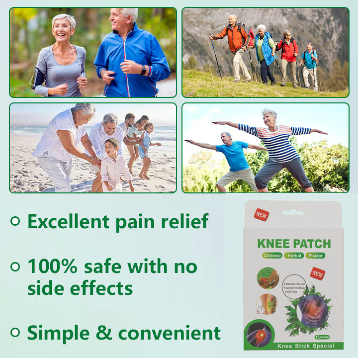 Έμπλαστρα Ανακούφισης Πόνου στο Γόνατο με Αρτεμισία