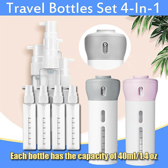 Σετ Ταξιδιού All-in-One – Στιλάτη Τσάντα & ΔΩΡΟ Επαναγεμιζόμενο Μπουκάλι