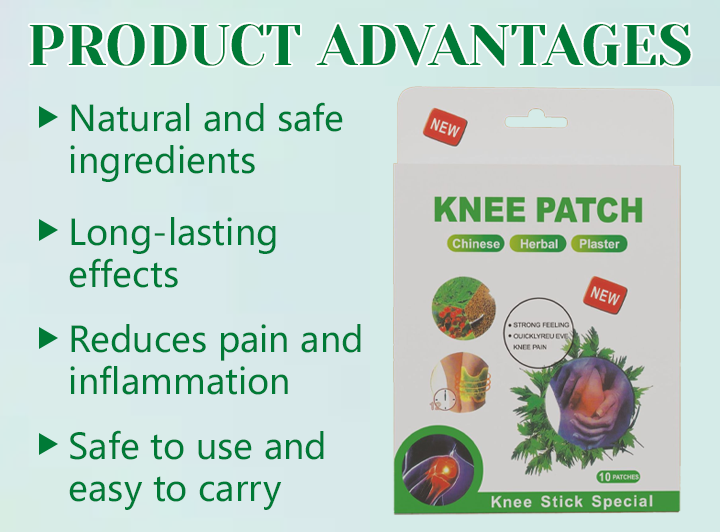 Έμπλαστρα Ανακούφισης Πόνου στο Γόνατο με Αρτεμισία
