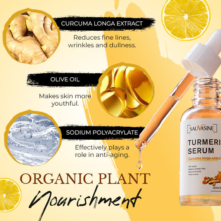 2 Οροί Κατά Των Σκούρων Κηλίδων & Των Πανάδων Με Κουρκουμά